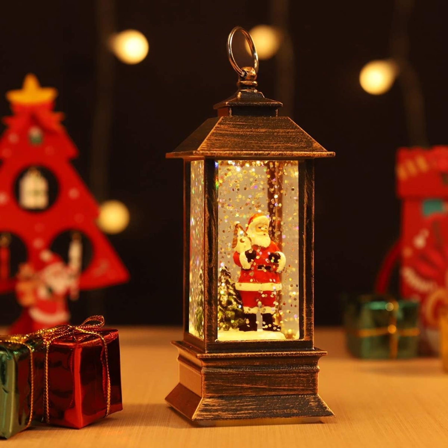 Мини коледно преспапие с музика