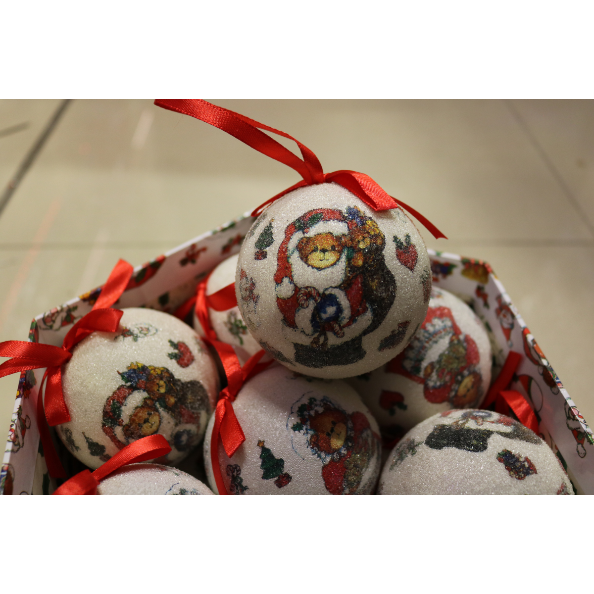 Луксозни коледни топки – комплект 14 бр. в подаръчна кутия | Баба Меца
