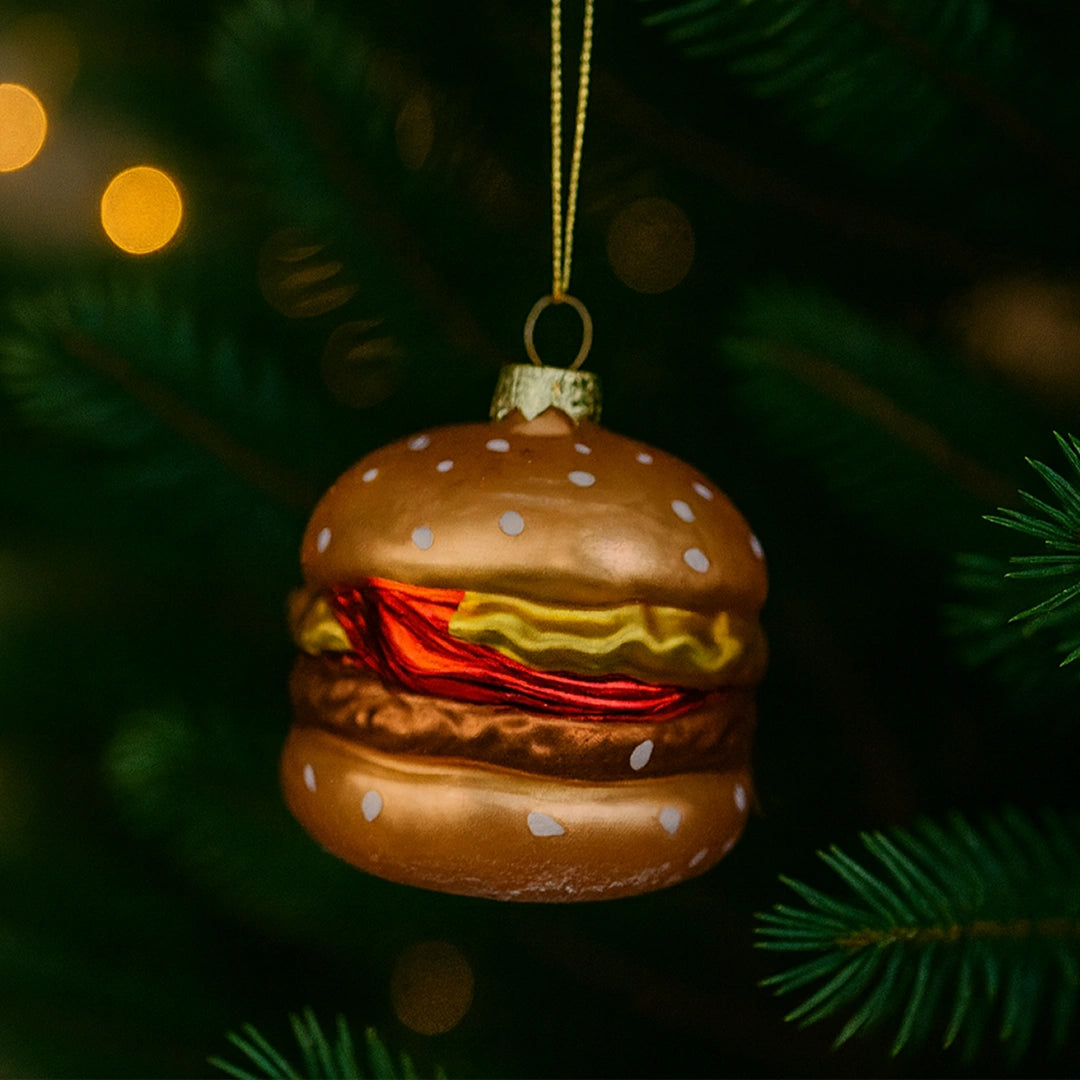 Стъклена Коледна Украса | Бургер