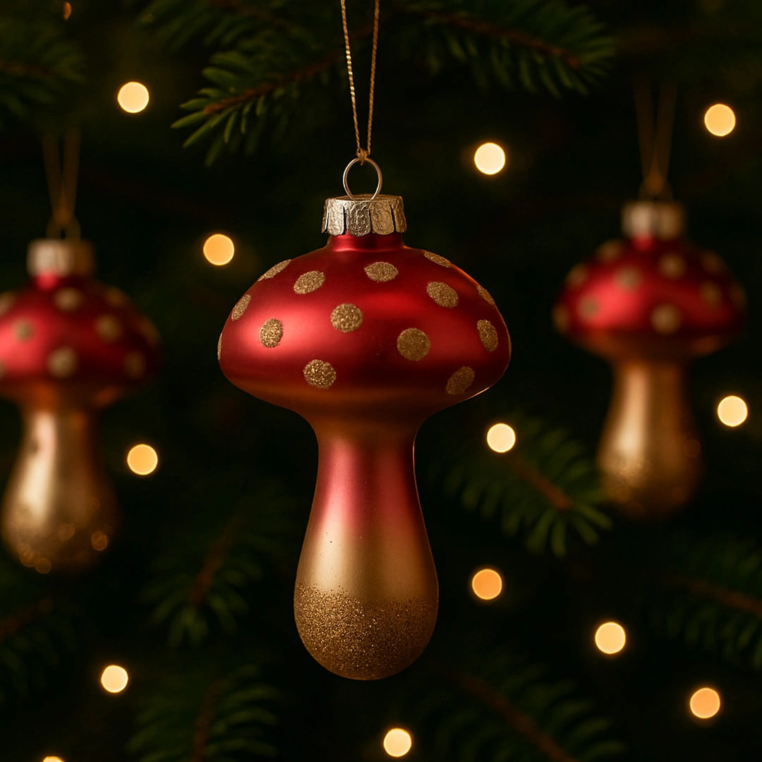 Стъклена Коледна Украса | Гъба