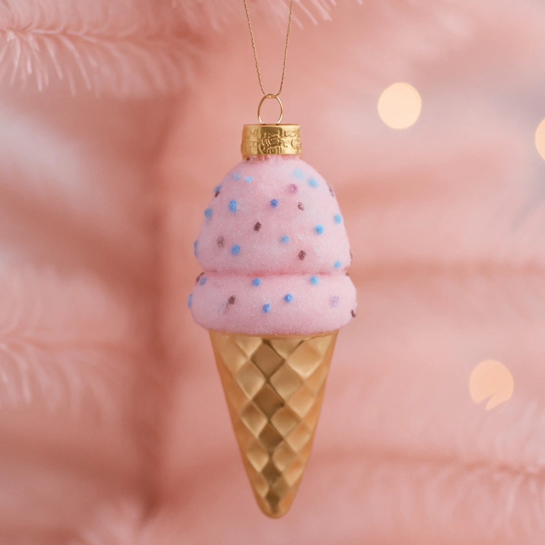 Стъклена Коледна Украса | Сладолед
